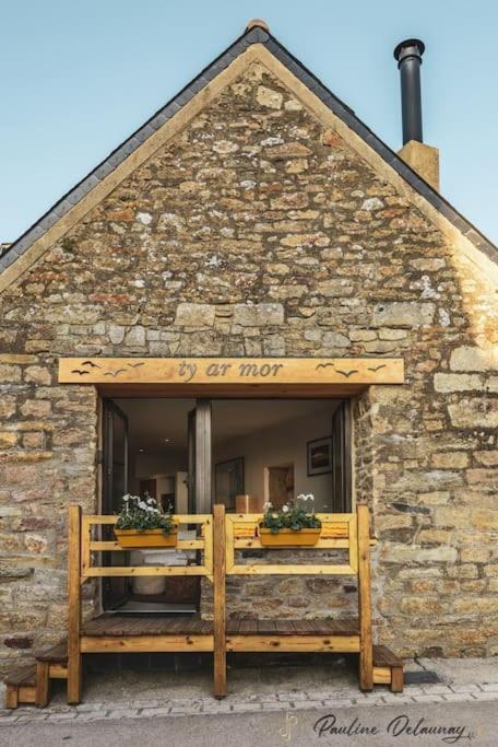 Ty Ar Mor Maison De La Mer, A 40 M De La Plage Saint-Michel-en-Grève Kültér fotó
