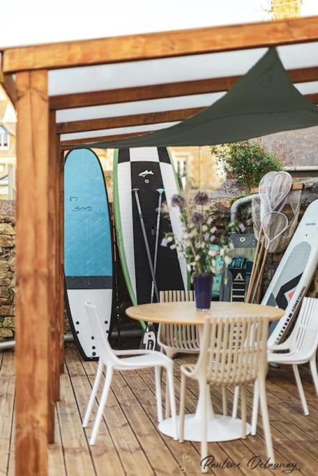 Ty Ar Mor Maison De La Mer, A 40 M De La Plage Saint-Michel-en-Grève Kültér fotó