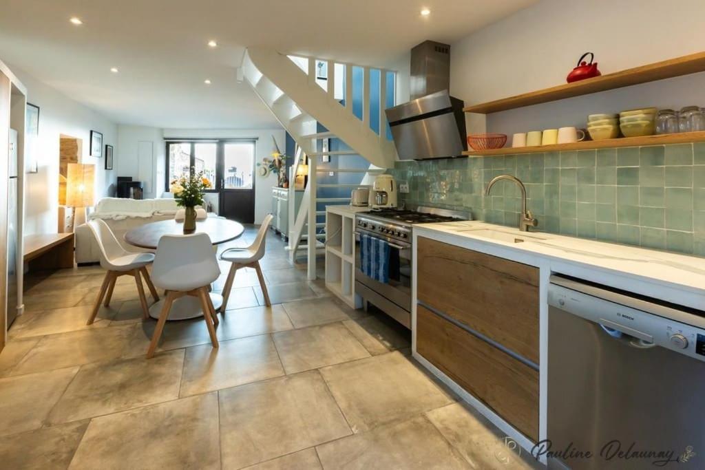 Ty Ar Mor Maison De La Mer, A 40 M De La Plage Saint-Michel-en-Grève Kültér fotó