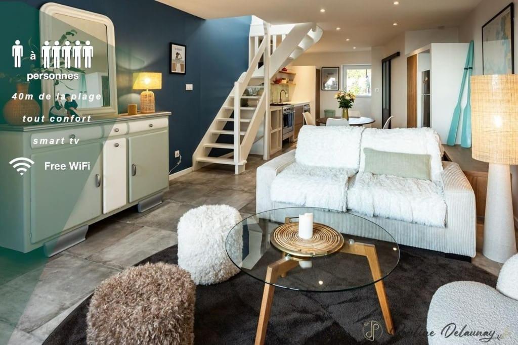 Ty Ar Mor Maison De La Mer, A 40 M De La Plage Saint-Michel-en-Grève Kültér fotó